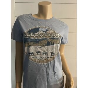 Yellowstone Dutton ranch montana graphic t shirt women's xs‎